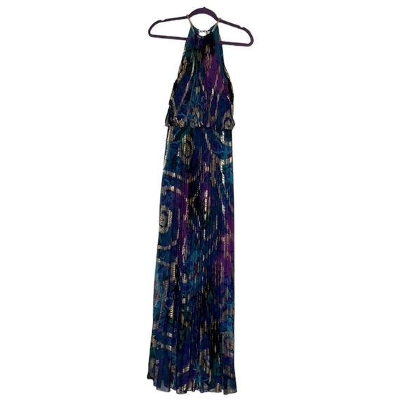 Gown- Xscape dress- multi color- size 4- floor length - Picture 5 of 7